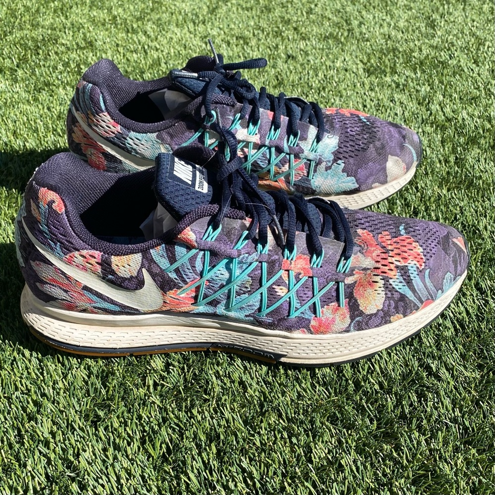 NIKE AIR ZOOM PEGASUS 32 Photosynthesis 724380-401 Obsidian Floral Mens SZ 13